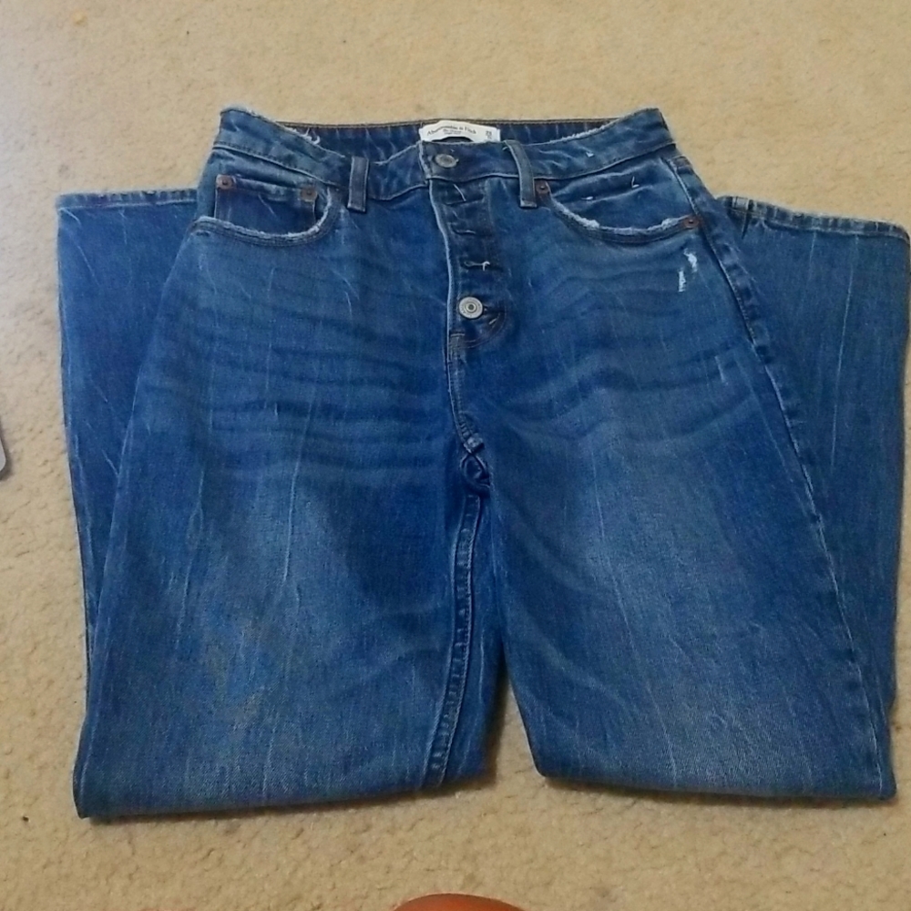 A&F Curve love high rise skinny jeans